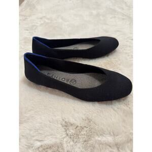 Rothy’s Ballet Flat Round Toe Size 7.5 Black